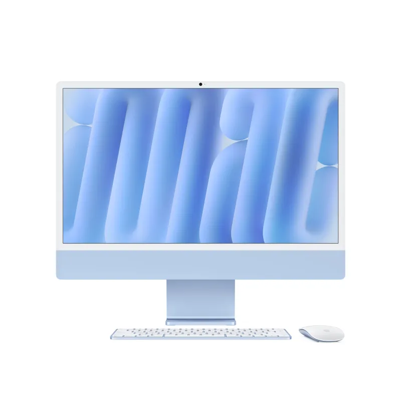 Моноблок Apple iMac 24" Retina 4,5K, M4 (10C CPU, 10C GPU, 2024), 16 ГБ, 512 ГБ SSD, голубой