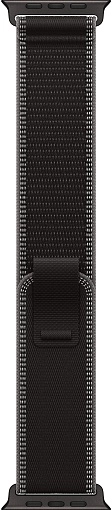 Apple Watch Ultra 3 49 мм, корпус из черного титана, ремешок Trail черного цвета, размер S/M